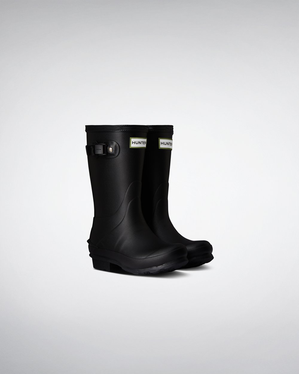 Bottes de Pluie Hunter Norris Enfant Noir ELHNMOS-05